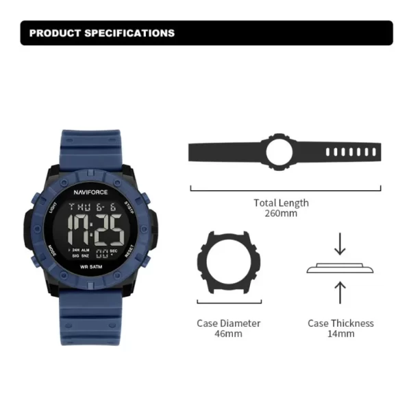 NAVIFORCE NF7110 Blue For Men - Image 3