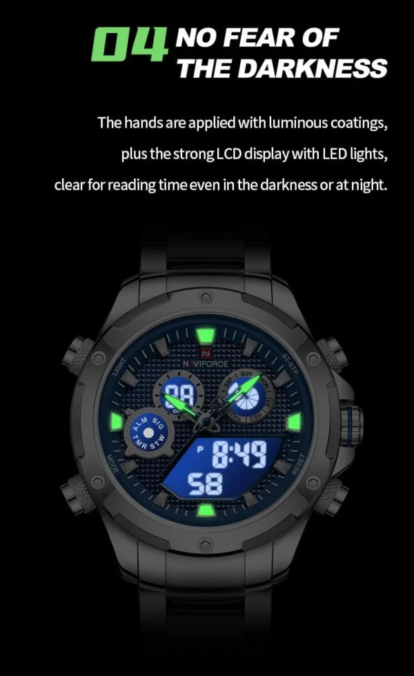 NAVIFORCE NF9217 Silver For Men - Image 8