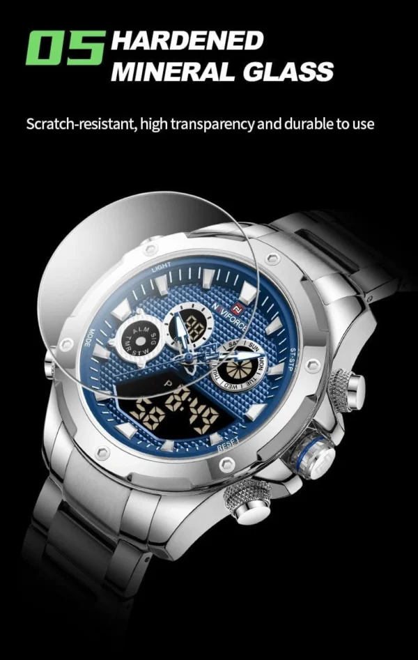 NAVIFORCE NF9217 Silver For Men - Image 7