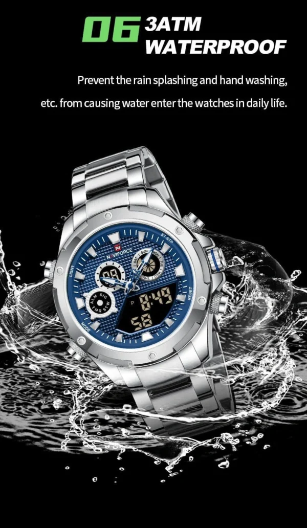 NAVIFORCE NF9217 Silver For Men - Image 6