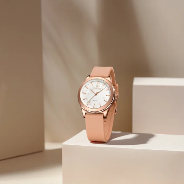 NAVIFORCE NF5051 RoseGold White For Women - Image 5
