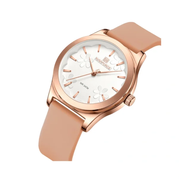 NAVIFORCE NF5051 RoseGold White For Women - Image 2