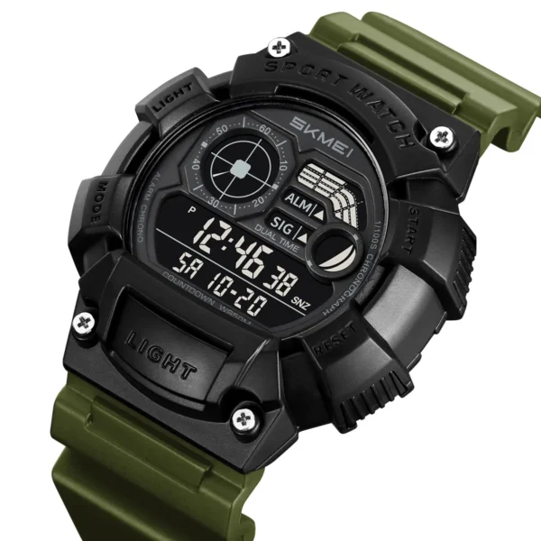 SKMEI SK2403 Army Green For Men - Image 3