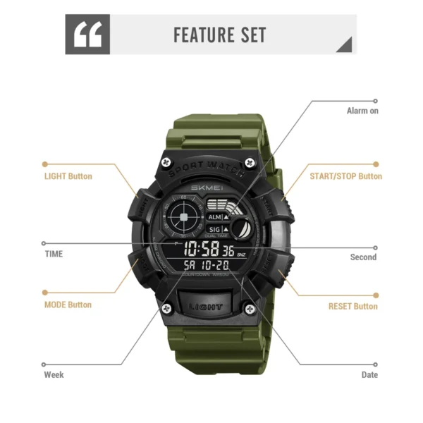 SKMEI SK2403 Army Camouflage For Men - Image 7